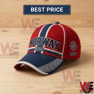 Norway commemorative cap with 2026 branding and nautical star design